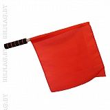 Флажок сигнальный, нерж., мягкая ручка, красный Флажок сигнальный, нерж., мягкая ручка, красный